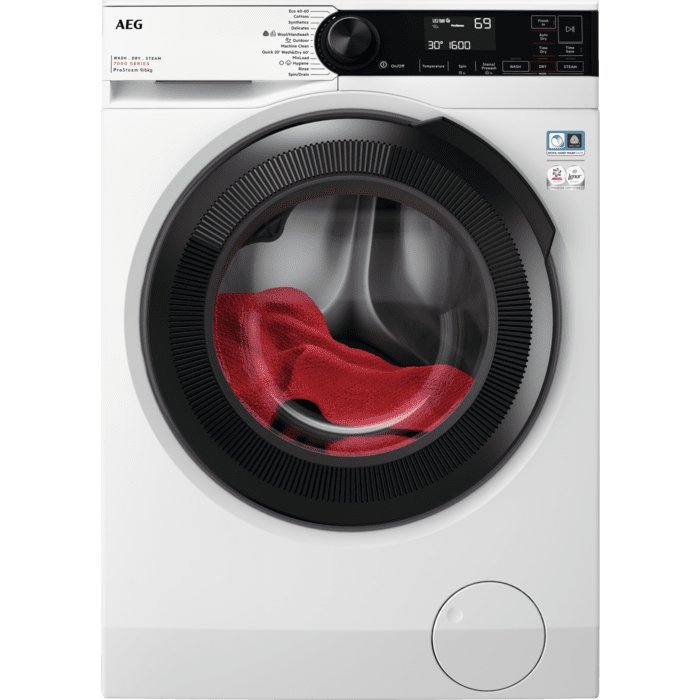 AEG LWR7496O4B 9kg/6kg 1600rpm Freestanding Washer Dryer