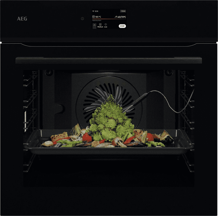 AEG NBE7P731AB AssistedCooking Single Oven with Pyrolytic Cleaning