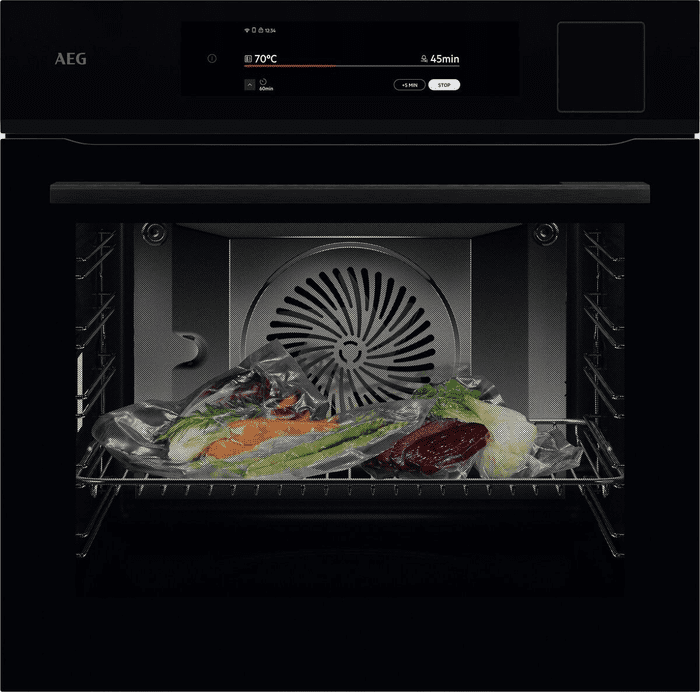 AEG NBP9S831AB SteamPro Single Oven with Steam Cleaning