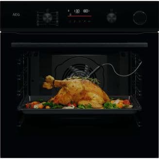 AEG NBR6P531SB SteamCrisp Single Oven with Pyrolytic Cleaning