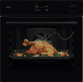 AEG NBR7P731SB SteamCrisp Single Oven with Pyrolytic Cleaning