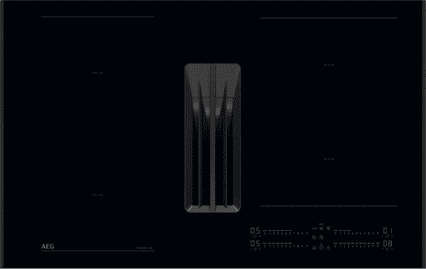 AEG NCH84C23AB 80cm Vented Induction Hob