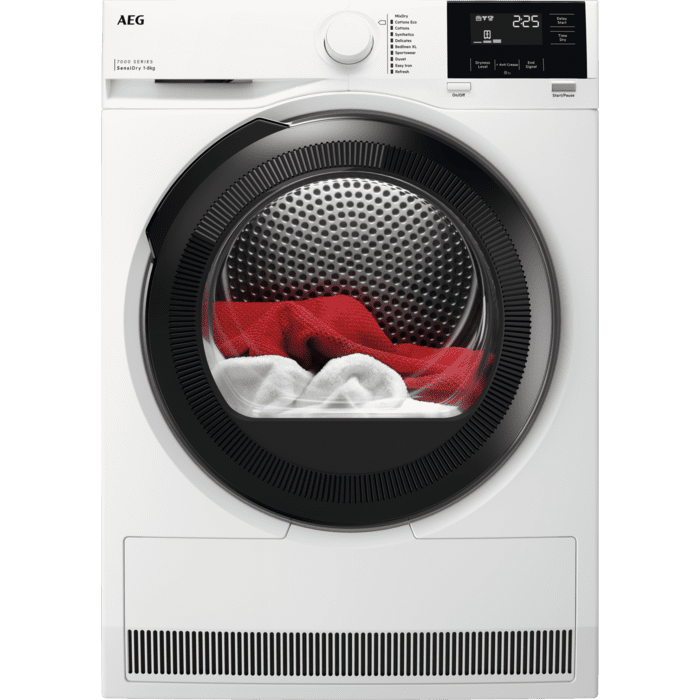 AEG TR718L4B 8kg Freestanding Heat Pump Tumble Dryer