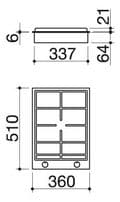 Barazza 1PBF1 36cm Domino Gas Hob