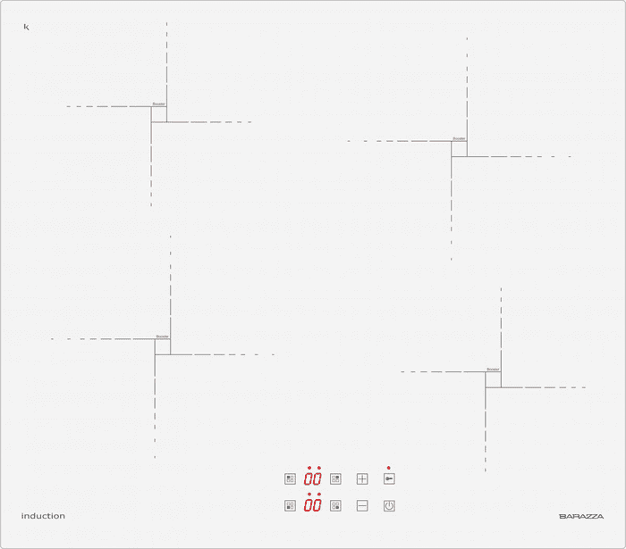 Barazza 1PIDGP6B 60cm Induction Hob