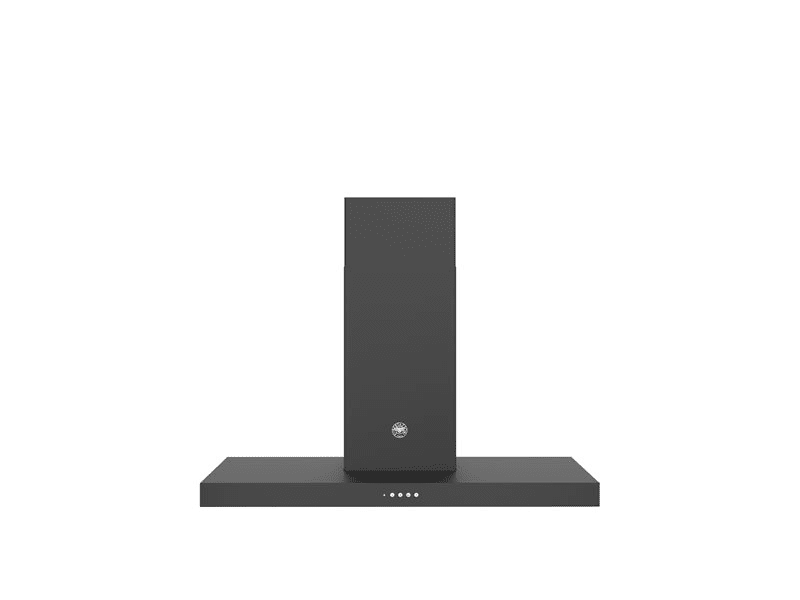 Bertazzoni Black Kt100p1nev 100Cm Master Series Chimney Extractor Hood 90Cm To 119Cm
