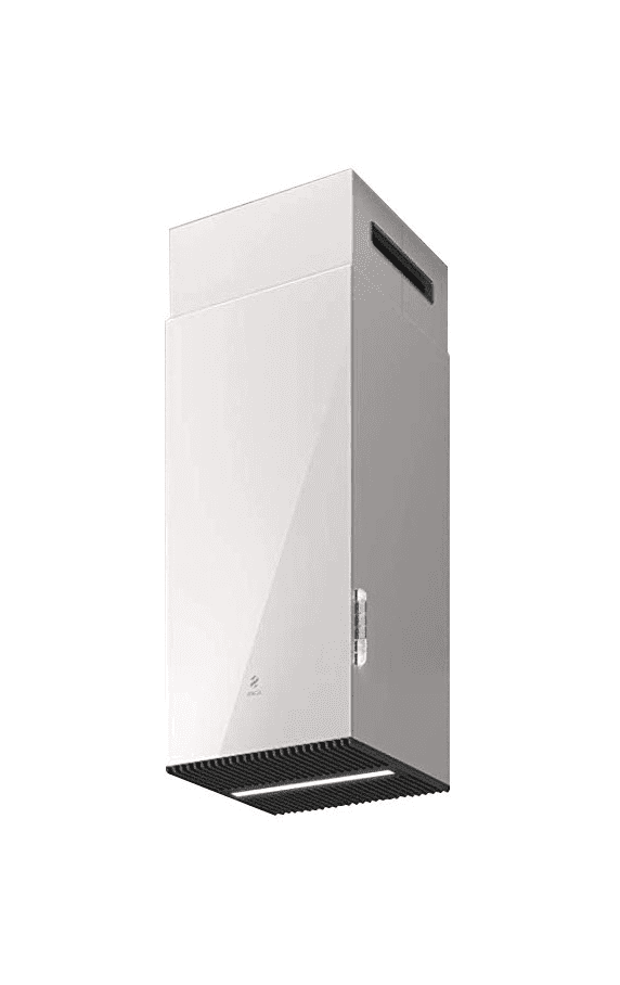 Elica White Haiku 32Cm Island Extractor Hood In Under 40Cm