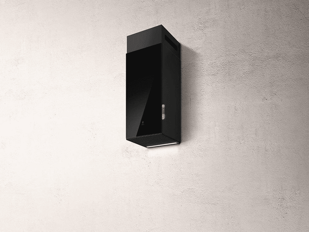 Elica Black Haiku 32Cm Wall Extractor Hood In Under 40Cm