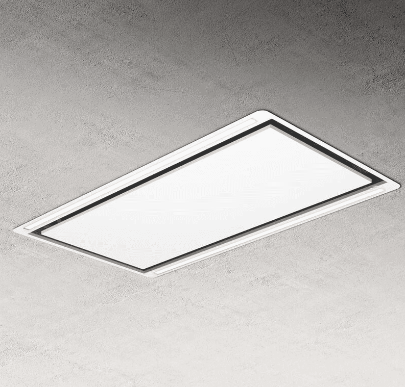 Elica White Hilight X H16 100Cm Ceiling Extractor Hood In 90Cm To 119Cm