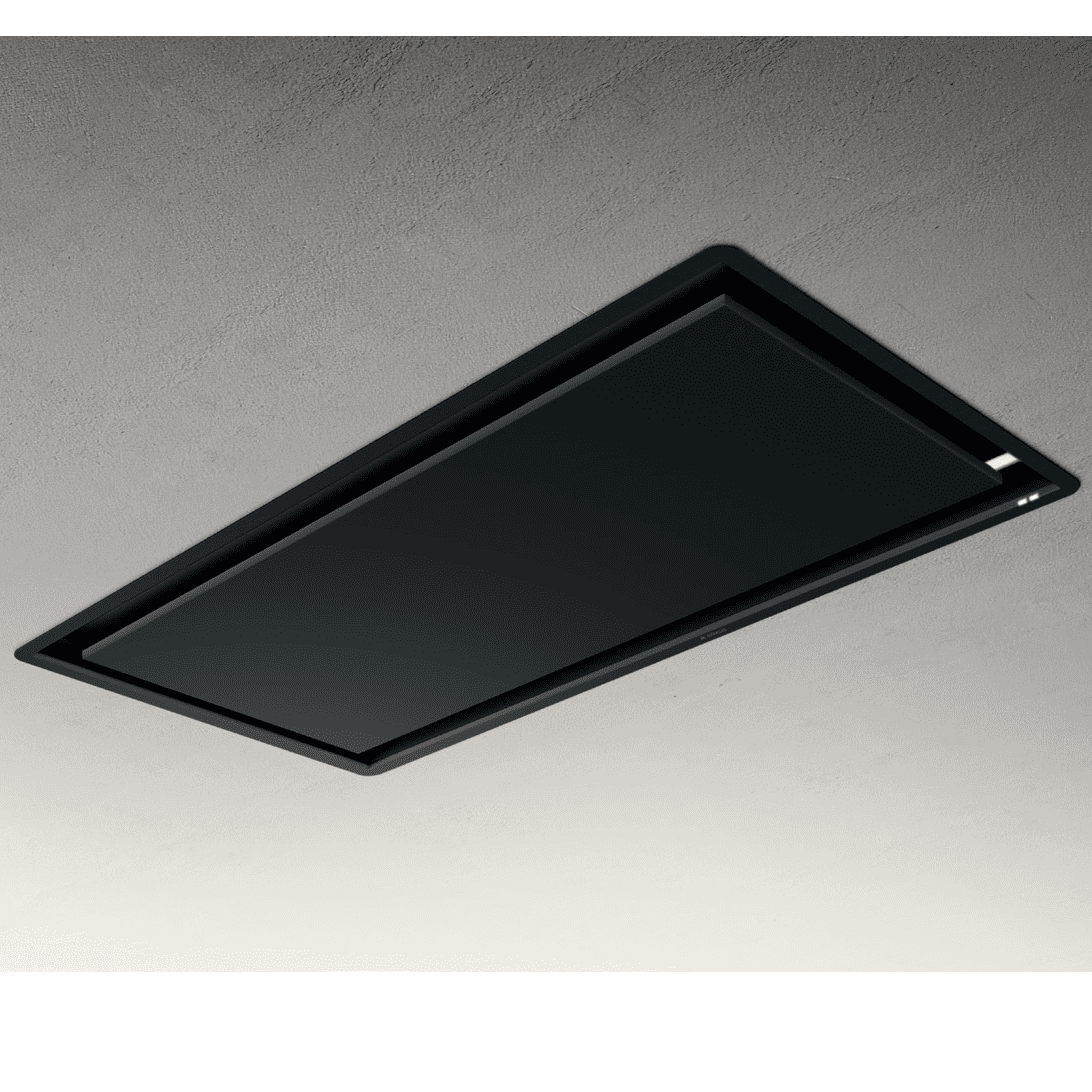 Elica Black Illusion Plus H30 100Cm Ceiling Extractor Hood In 90Cm To 119Cm