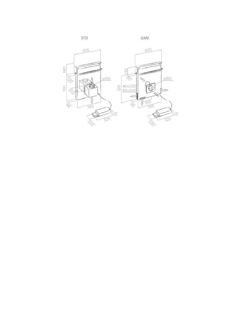 Elica Pandora Internal Motor