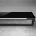 Elica Rules 120cm Built In Extractor Hood in Black Glass