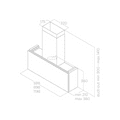 Elica Rules 60cm Built In Extractor Hood in Dekton