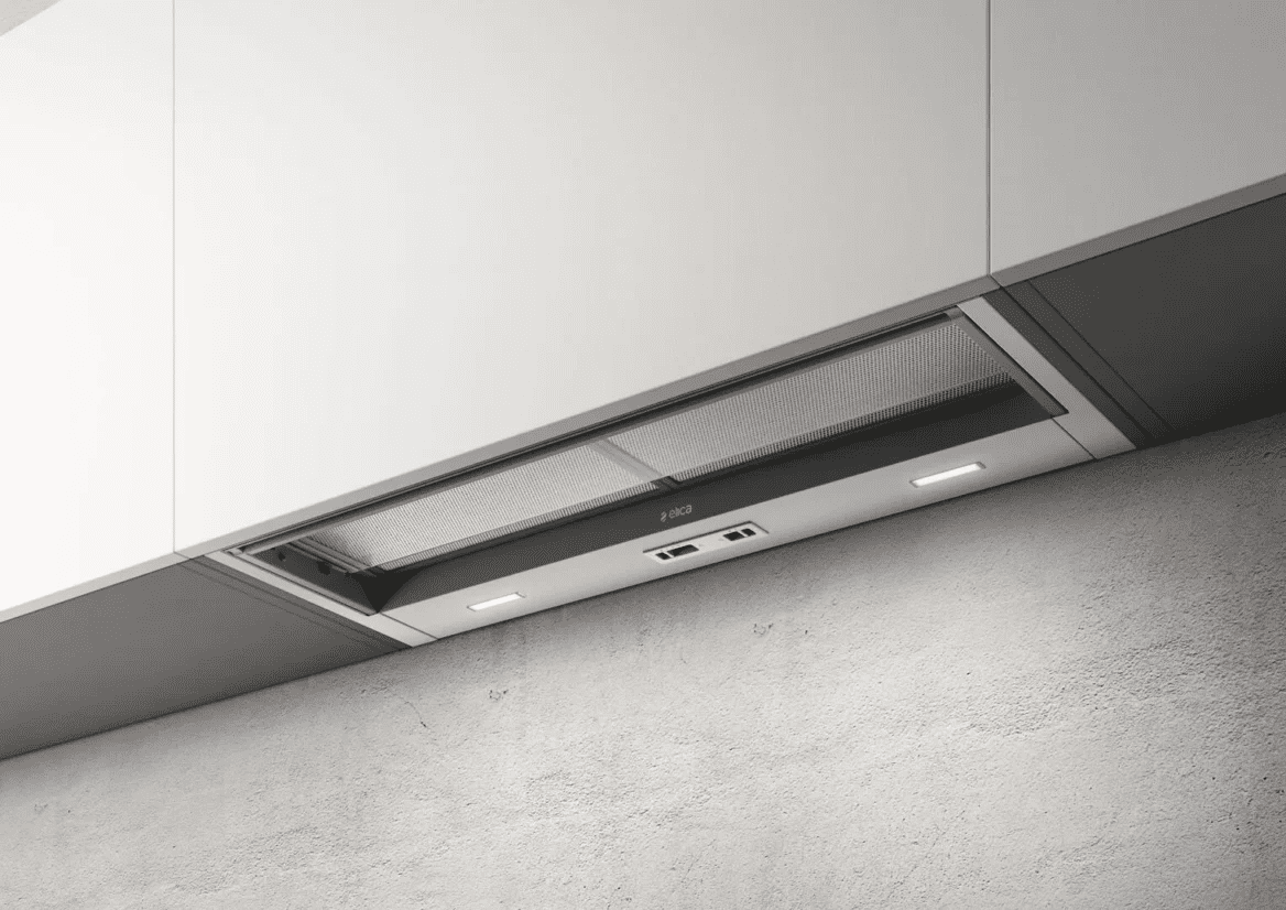 Elica Silver Sklock 90Cm Built In Extractor Hood 90Cm To 119Cm