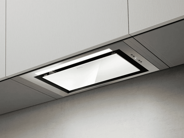 Elica Sleek 2.0 60cm Built In Extractor Hood in White Glass