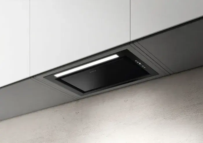 Elica Sleek 2.0 Advance 80cm Built In Extractor Hood in Black