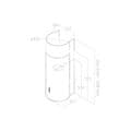 Elica Stone 33cm Wall Extractor Hood in Stainless Steel