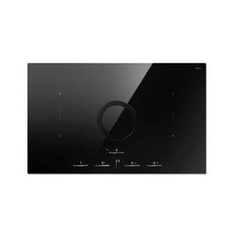 Elica Switch Glow DO 83cm Duct Out Vented Induction Hob in Black Glass
