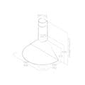 Elica Tonda 60cm Chimney Extractor Hood