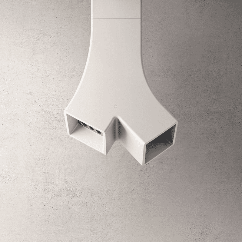 Elica White Yin 66Cm Island Extractor Hood 60Cm To 89Cm