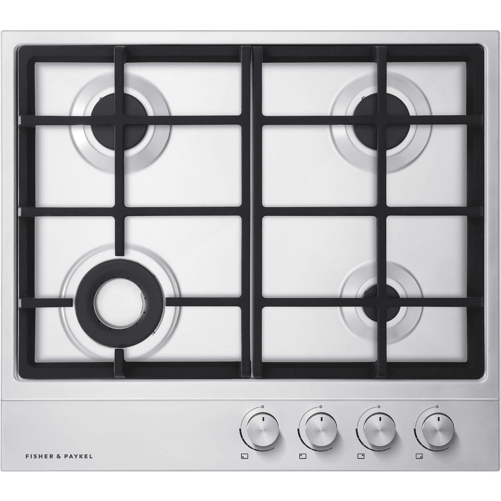 Fisher & Paykel Cg604dlpx1 60Cm 4 Burner Lpg Gas Hob 60Cm To 89Cm