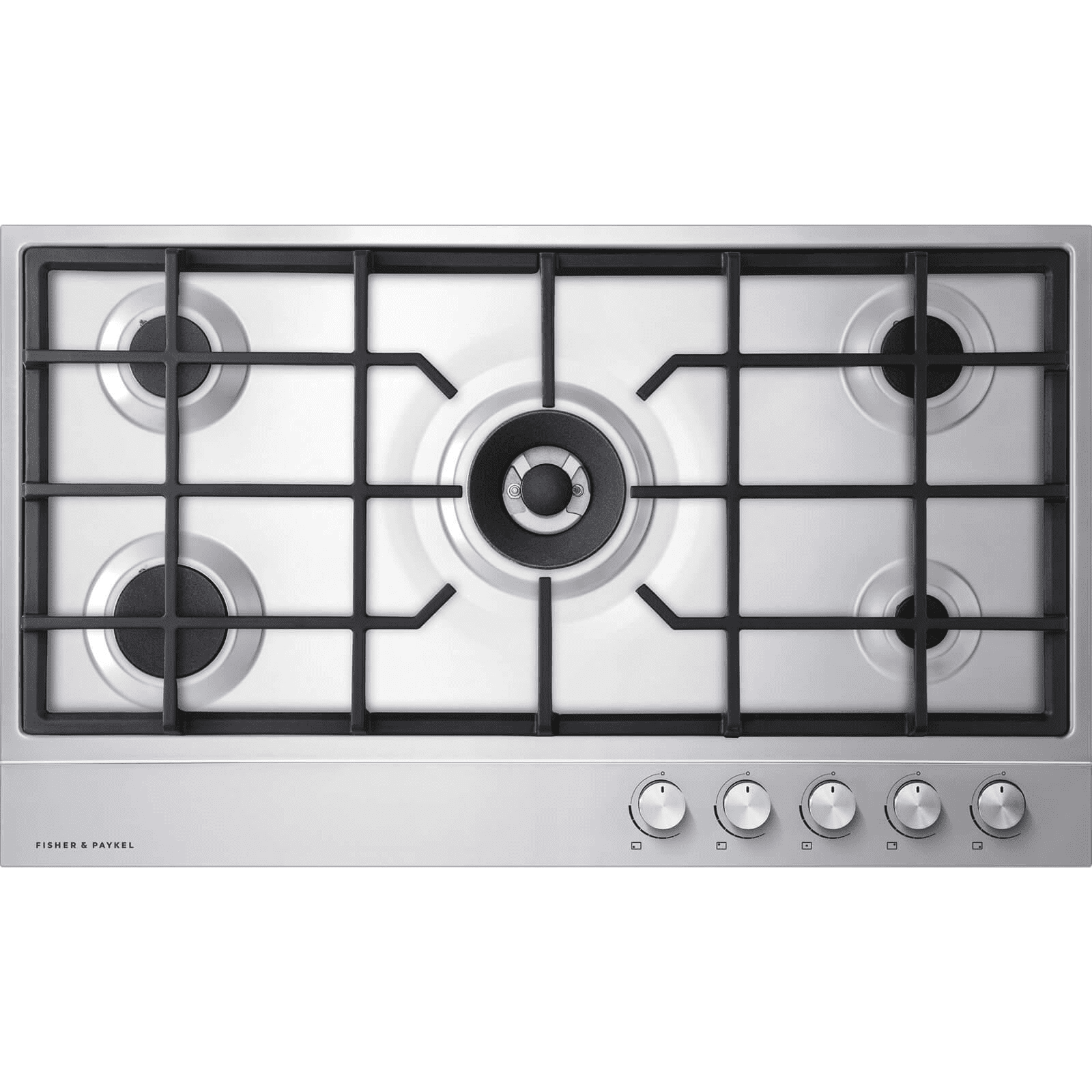 Fisher & Paykel Cg905dngx1 90Cm 5 Burner Gas Hob 90Cm To 119Cm
