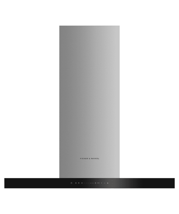 Fisher & Paykel Black Hc90bcxb4 90Cm Chimney Extractor Hood 90Cm To 119Cm