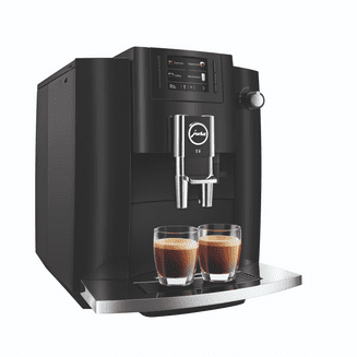 Jura E6 Freestanding Coffee Machine in Piano Black