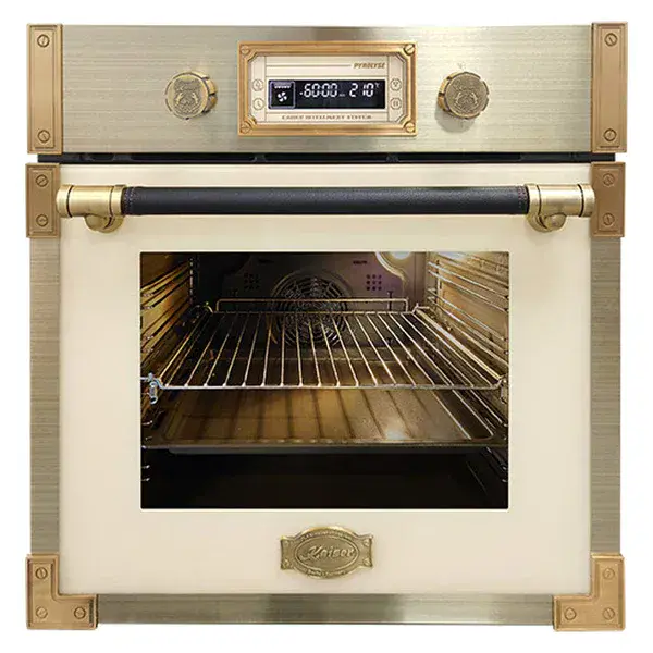 Kaiser Ivory/Gold/Golden Eh 6427 Elfad Art Deco Built In Single Oven 60Cm To 89Cm