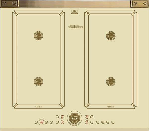 Kaiser Ivory Kct 6745 Fi Elfad Art Deco 59Cm Induction Hob 60Cm To 89Cm