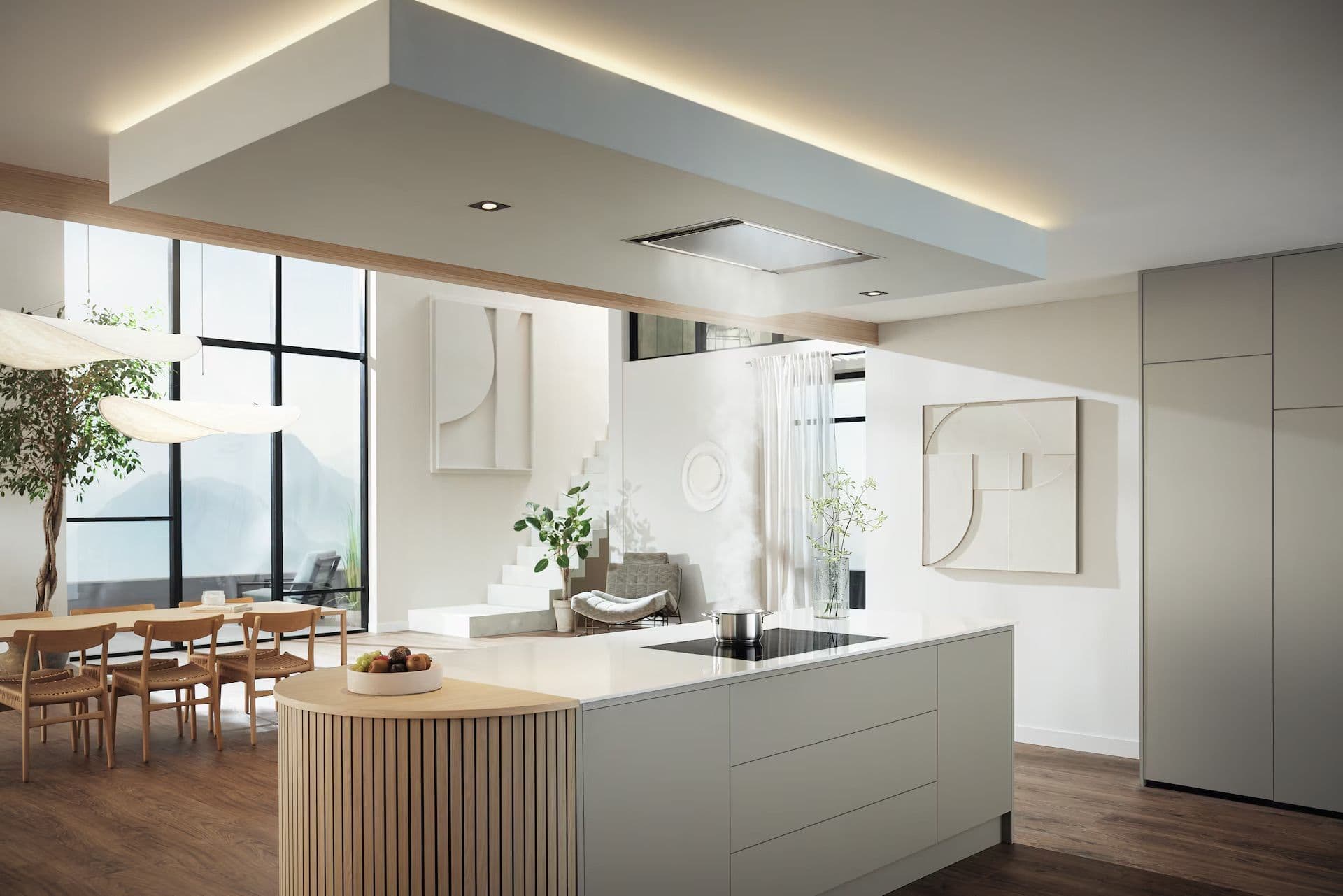 Miele DAC2940 Stella Ambient 88cm Built In Ceiling Extractor Hood