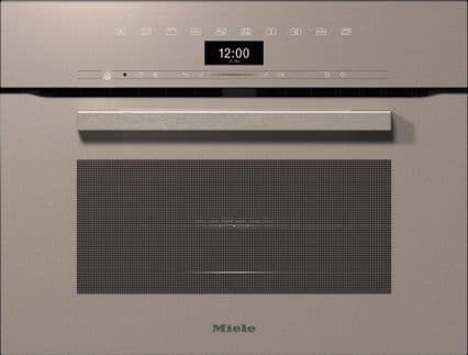 Miele H7440BM Built In Microwave Combi Oven in Pearl Beige