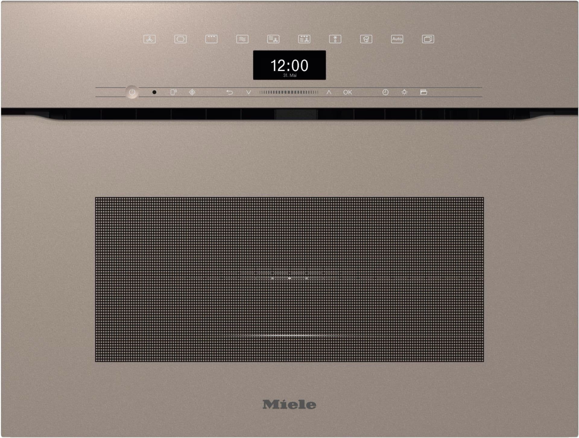 Miele Beige H7440bmx Built In Microwave Combi Oven In Pearl 40Cm To 59Cm