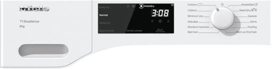 Miele TED265WP 8kg Freestanding Heat Pump Tumble Dryer