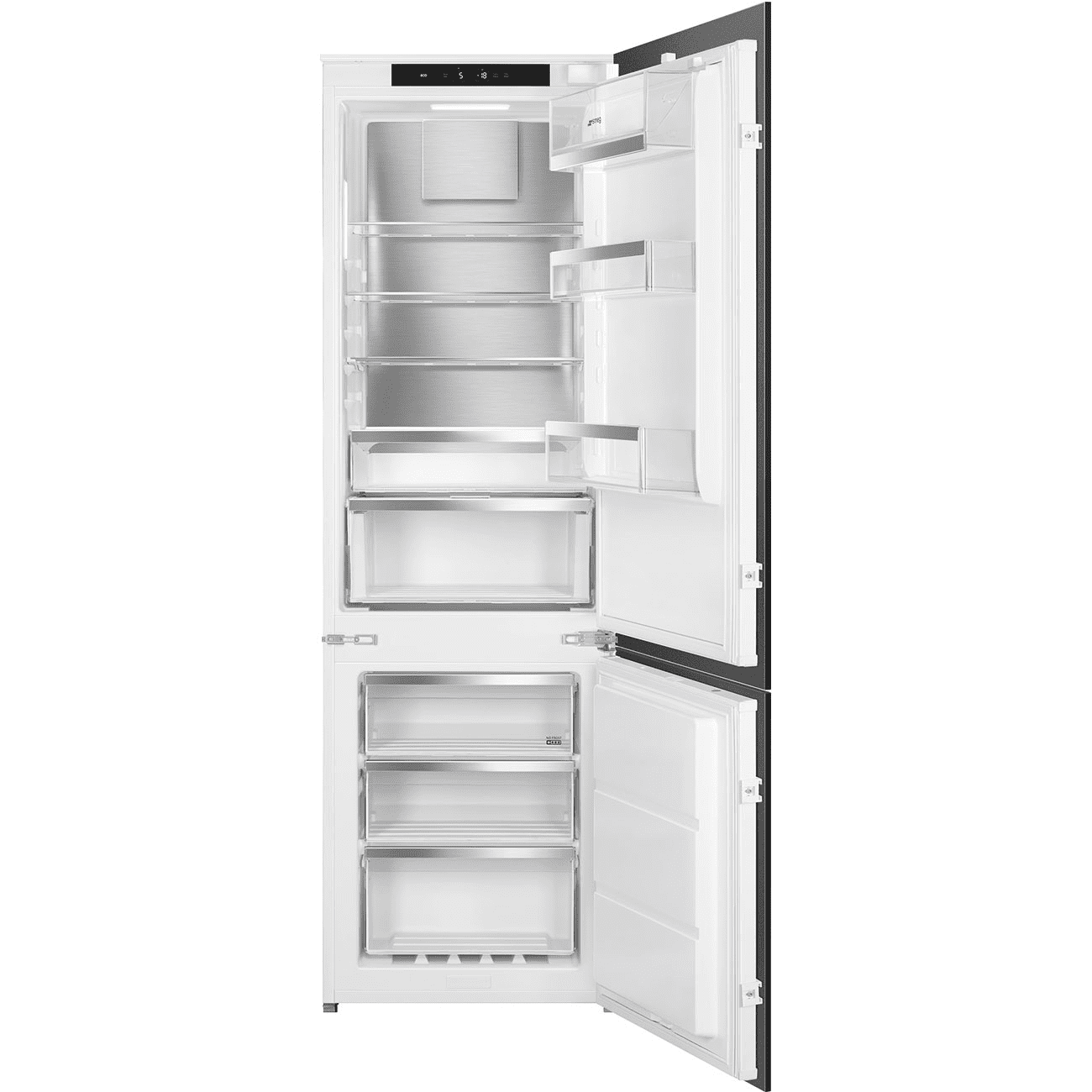 Smeg White C9174tn5d Built In Fridge Freezer 160Cm To 189Cm