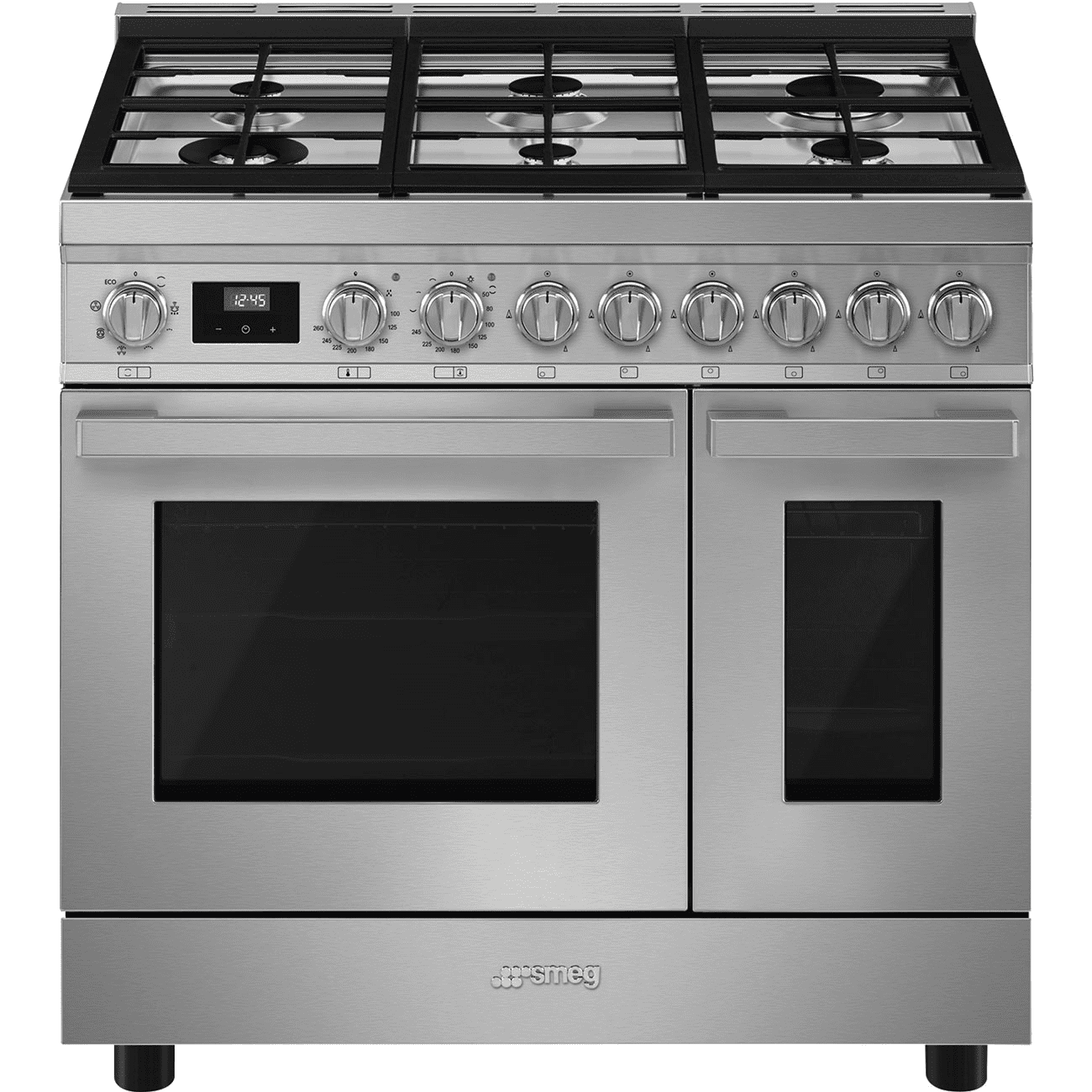 Smeg Cpf92gmx 90Cm Range Cooker With Gas Top 90Cm To 119Cm