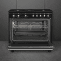 Smeg CX91GMBL 90cm Freestanding Range Cooker with Gas Top