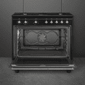 Smeg CX91GMBL 90cm Freestanding Range Cooker with Gas Top