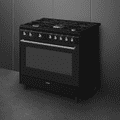Smeg CX91GMBL 90cm Freestanding Range Cooker with Gas Top