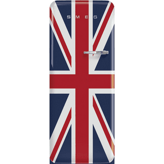 Smeg FAB28LDUJ5 50's Style Freestanding Fridge Left Hinge Union Jack Design