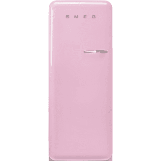 Smeg FAB28LPK5 50's Style Freestanding Fridge Left Hinge Pink