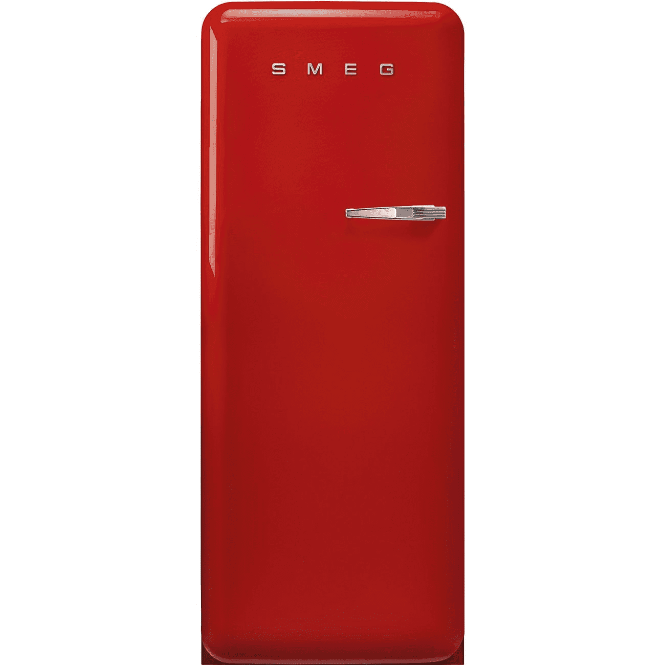 Smeg Red Fab28lrd5uk 50'S Style Freestanding Fridge Left Hinge 120Cm To 159Cm