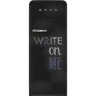 Smeg FAB28RDBB5 50's Style Freestanding Fridge Black Board