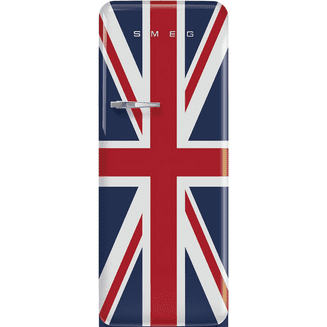 Smeg FAB28RDUJ5 50's Style Freestanding Fridge Right Hinge Union Jack Design