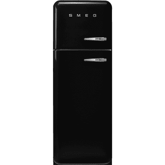 Smeg FAB30LBL5UK 50's Style Freestanding Left Hinge Fridge Freezer Black