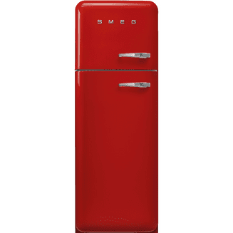 Smeg FAB30LRD5UK 50's Style Freestanding Left Hinge Fridge Freezer Red