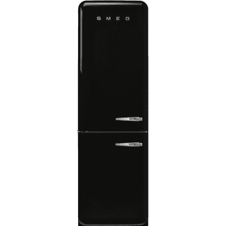 Smeg FAB32LBL5UK 50's Style 60/40 Freestanding Left Hinge Fridge Freezer Black