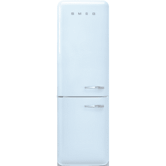 Smeg FAB32LPB5UK 50's Style 60/40 Freestanding Left Hinge Fridge Freezer Pastel Blue