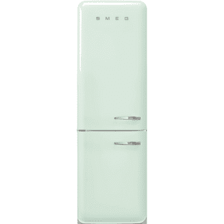 Smeg FAB32LPG5UK 50's Style 60/40 Freestanding Left Hinge Fridge Freezer Pastel Green