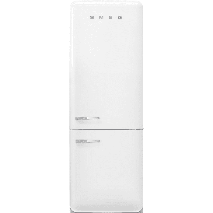 Smeg FAB38RWH5 50's Style Double Door Freestanding Right Hinge Fridge Freezer White